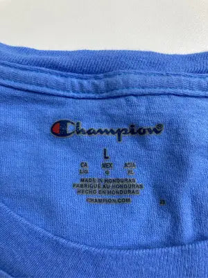 Champion/チャンピオン/Tシャツ/カットソー/トップス/ブルー/L