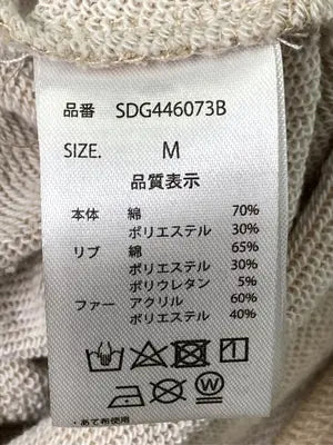 SEDACLE/セダクル/パーカー/トップス/ベージュ/M