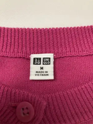 UNIQLO/ユニクロ/ニット/セーター/トップス/ピンク/M