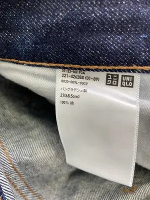 UNIQLO/ユニクロ/デニムパンツ/パンツ/ネイビー/27(68.5cm)