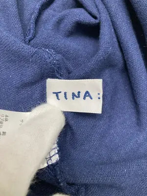 TINA:JOJUN/ティーナジョジュン/ポロシャツ/トップス/ネイビー/M