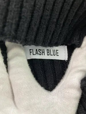 FLASH BLUE/フラッシュブルー/ニット/セーター/トップス/ブラック/L