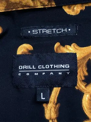 STRETCH/ストレッチ/シャツ/ブラウス/トップス/ブラック/L