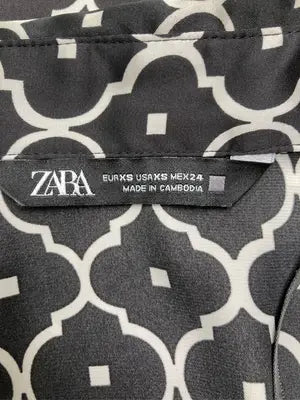 ZARA/ザラ/シャツ/ブラウス/トップス/ブラック/EUR XS/ USA XS/MEX 24