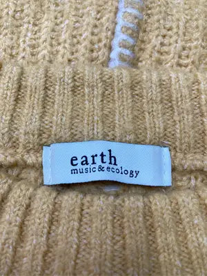 earth music&ecology/アースミュージックアンドエコロジー/ニット/セーター/トップス/イエロー/F