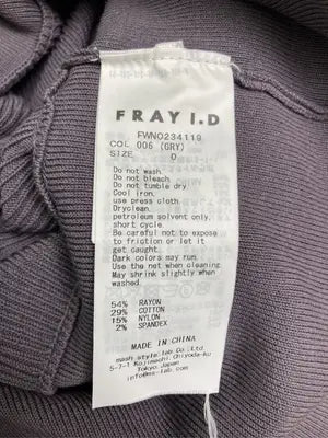FRAY I.D/フレイアイディー/ワンピース/ワンピース/ドレス/グレー/0
