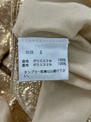 eversince/ショート/ミニスカート/スカート/ゴールド/S