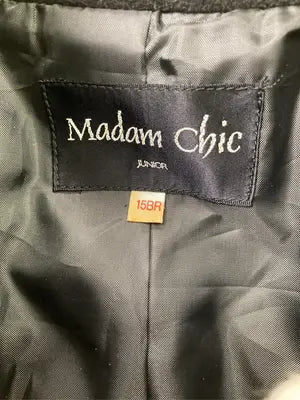 Madam Chic/ステンカラーコート/ジャケット/アウター/ブラック/15BR