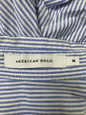 AMERICAN HOLIC/アメリカンホリック/シャツ/ブラウス/トップス/ネイビー/M