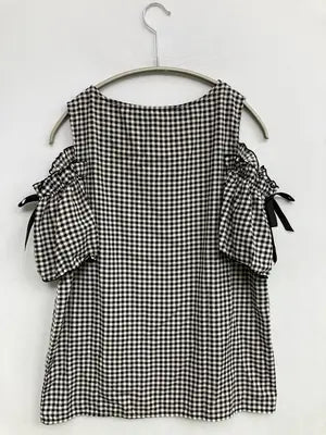 CECIL McBEE/セシルマクビー/シャツ/ブラウス/トップス/ブラック/M