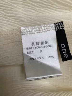One Way/ワンウェイ/Tシャツ/カットソー/トップス/アイボリー/M