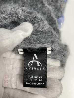 ANEWSTA/アニュースタ/ニット/セーター/トップス/グレー/XL