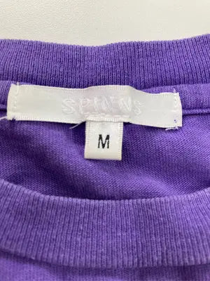 SPINNS/スピンズ/Tシャツ/カットソー/トップス/パープル/M