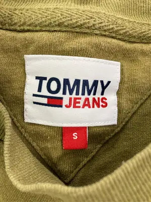 TOMMY JEANS/トミージーンズ/Tシャツ/カットソー/トップス/カーキ/S