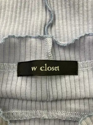 w closet/ダブルクローゼット/ノースリーブ/トップス/スカイブルー/F