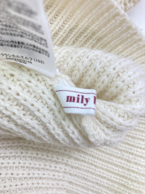 mily bilet/ニット/セーター/トップス/アイボリー/L