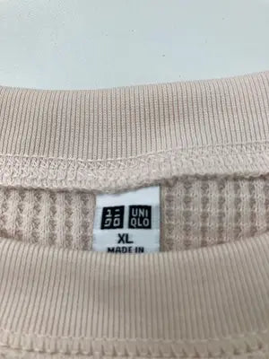 UNIQLO/ユニクロ/Tシャツ/カットソー/トップス/ピンク/XL