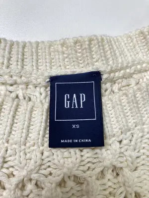 GAP/ギャップ/ニット/セーター/トップス/アイボリー/XS