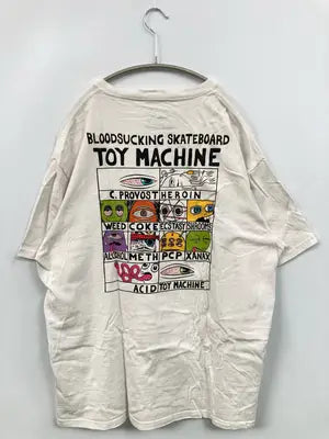 toy machine/トイマシーン/Tシャツ/カットソー/トップス/ホワイト/M