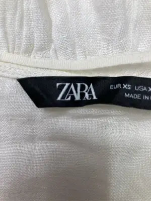 ZARA/ザラ/シャツ/ブラウス/トップス/ホワイト/XS