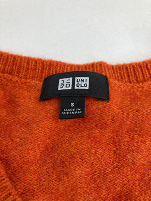 UNIQLO/ユニクロ/ニット/セーター/トップス/オレンジ/S