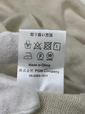 Tシャツ/カットソー/トップス/ベージュ/F