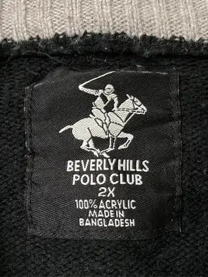 BEVERLY HILLS POLO CLUB/ビバリーヒルズポロクラブ/ニット/セーター/トップス/ブラック/2X