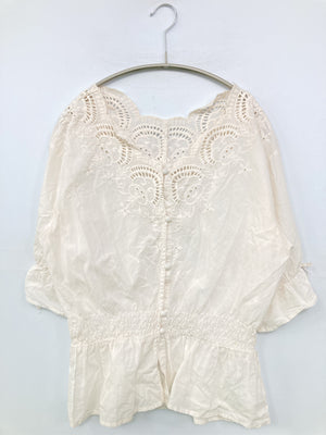 シャツ/ブラウス/トップス/ホワイト/M