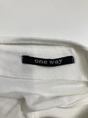 One Way/ワンウェイ/タンクトップ/トップス/ホワイト/F