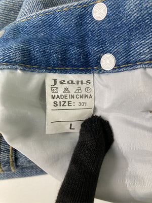 デニムパンツ/パンツ/ブルー/L