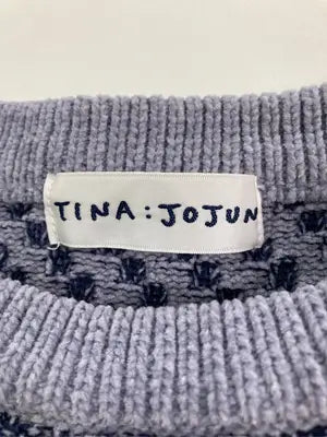 TINA:JOJUN/ティーナジョジュン/ニット/セーター/トップス/ネイビー/M