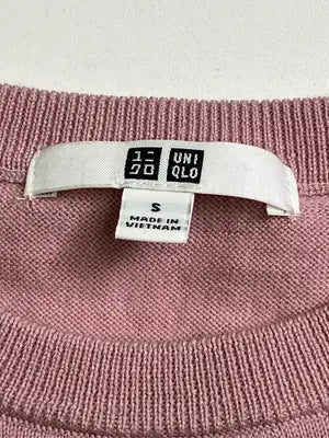 UNIQLO/ユニクロ/ニット/セーター/トップス/ピンク/S