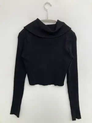MOUSSY/マウジー/ニット/セーター/トップス/ブラック