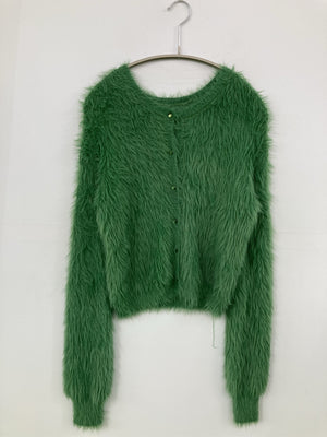 clear/クリア/カーディガン/ボレロ/トップス/グリーン/F