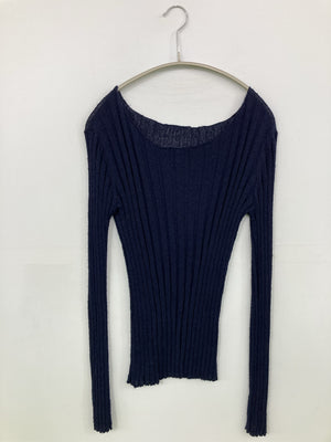 ニット/セーター/トップス/ネイビー