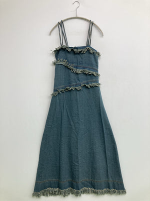 つなぎ/オールインワン/オールインワン・サロペット/スカイブルー