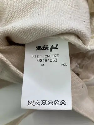 MILK FED./ミルクフェド/トートバッグ/バッグ/ベージュ/ONE SIZE
