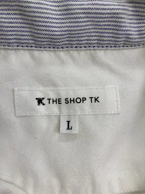 THE SHOP TK/ザショップティーケー/シャツ/ブラウス/トップス/ホワイト/L