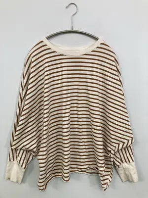 relume/レリューム/Tシャツ/カットソー/トップス/ホワイト/F