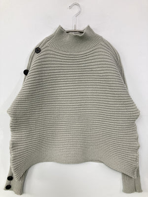 ニット/セーター/トップス/グレー/L