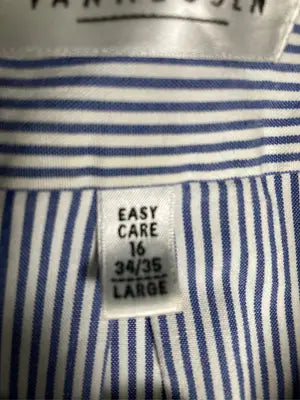 VAN HEUSEN/ヴァンヒューゼン/シャツ/ブラウス/トップス/ブルー/LARGE