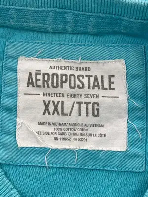 AEROPOSTALE/エアロポスタル/Tシャツ/カットソー/トップス/スカイブルー/XXL