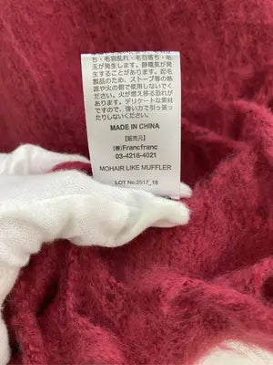 Francfranc/マフラー/ファッション雑貨/レッド
