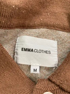 EMMA CLOTHES/エマクローズ/ポロシャツ/トップス/ブラウン/M