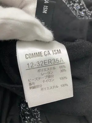 COMME CA ISM/コムサイズム/Tシャツ/カットソー/トップス/ブラック/F