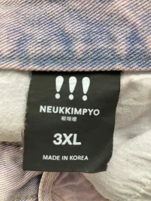 NEUKKIMPYO/デニムパンツ/パンツ/パープル/3XL