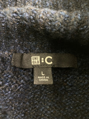 UNIQLO/ユニクロ/ニット/セーター/トップス/ネイビー/L