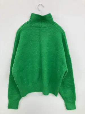 ZARA/ザラ/ニット/セーター/トップス/グリーン/M