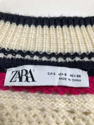 ZARA/ザラ/ベスト/トップス/アイボリー/S
