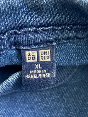 UNIQLO/ユニクロ/Tシャツ/カットソー/トップス/ブルー/XL